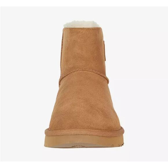UGG Women's Mini Bailey Suede Faux Fur Lined Winter Snow Boots, Brown Size 9M - Picture 5 of 6